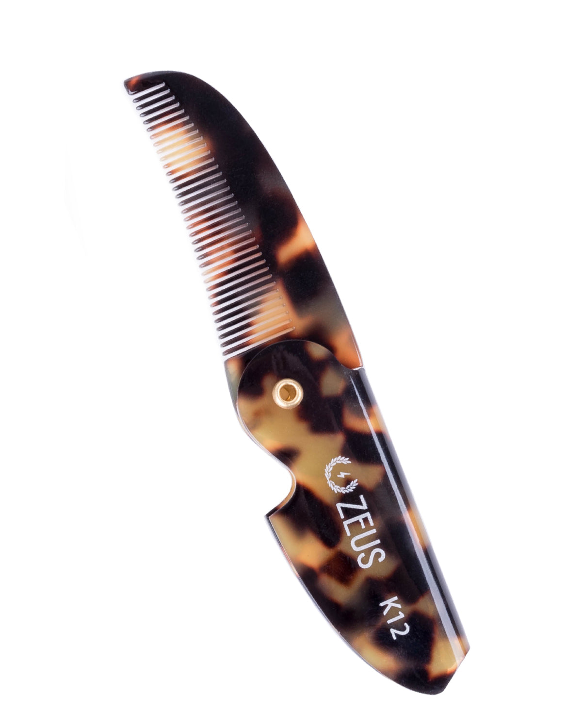 ZEUS Folding Pocket Mustache Comb for Men