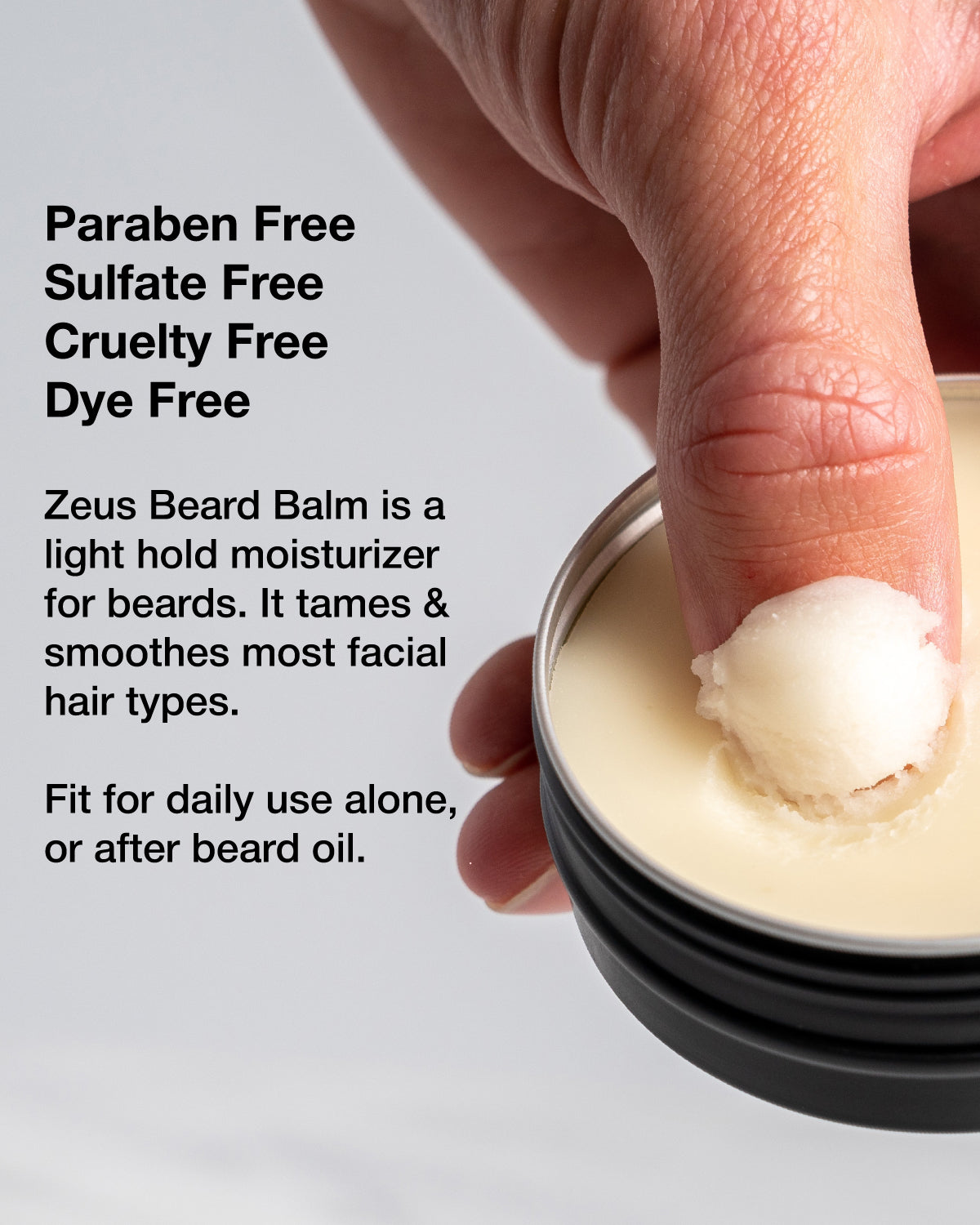 ZEUS Beard Balm Leave‑In Conditioner for Men