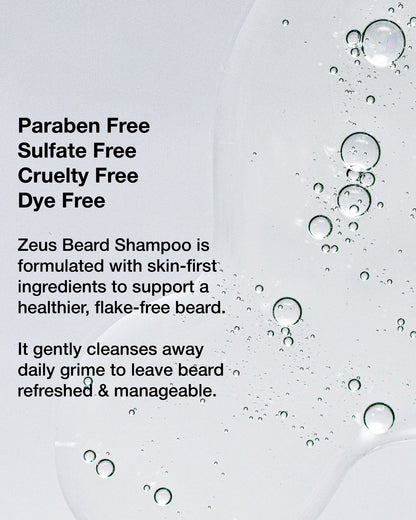 ZEUS Beard Shampoo Wash for Men