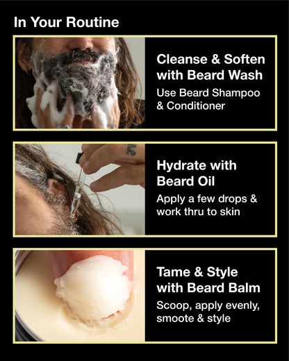ZEUS Beard Balm Leave‑In Conditioner for Men
