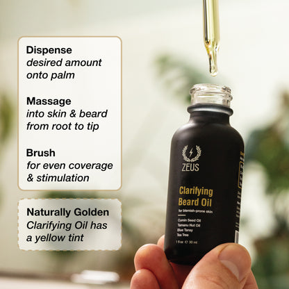 How to use clarifying beard oil