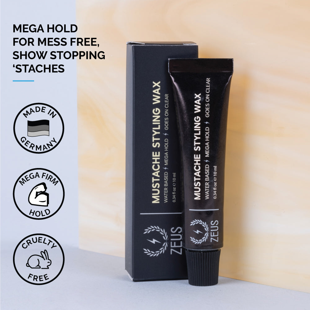 Mustache Wax Styling Gel, Mega Hold