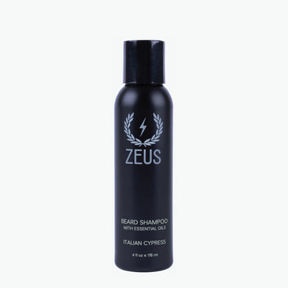 Zeus Beard Shampoo 4oz Italian Cypress