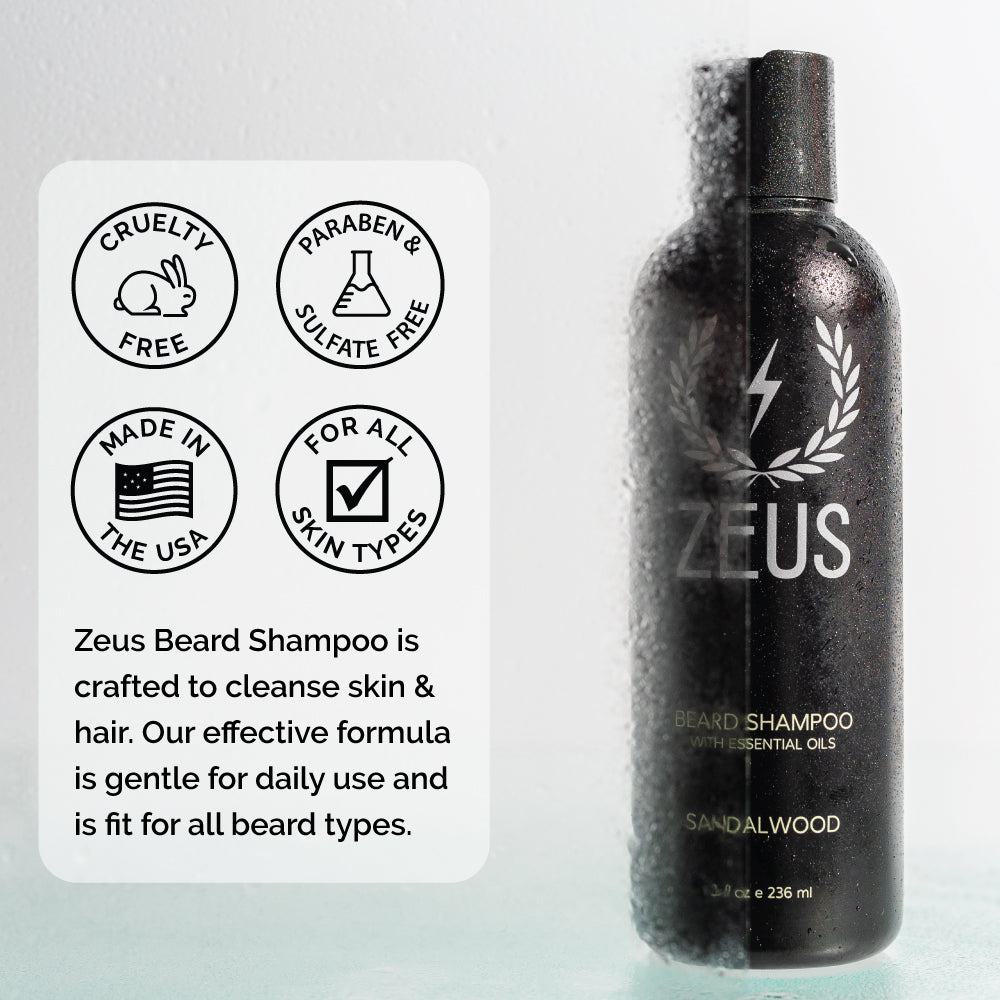 Zeus Beard Shampoo 8oz
