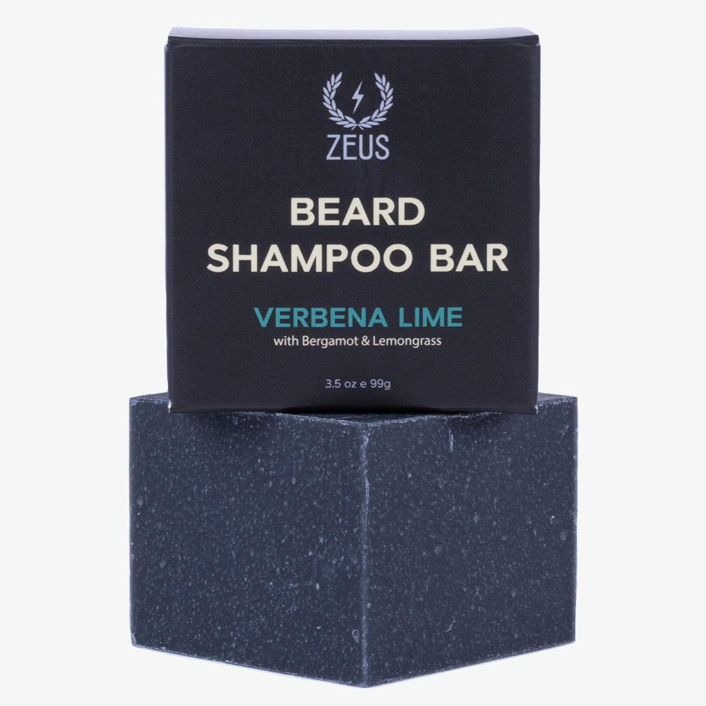 Zeus Beard Shampoo Bar 3.5oz Verbena Lime