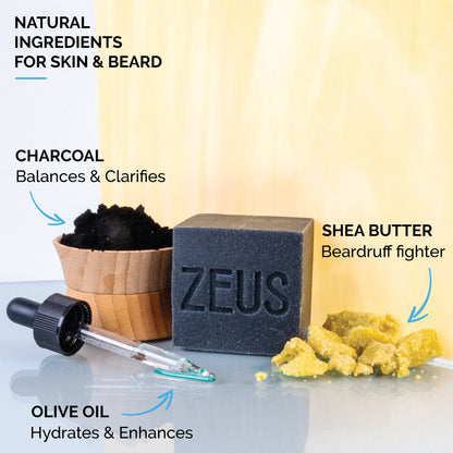 Zeus Beard Shampoo Bar ingredients
