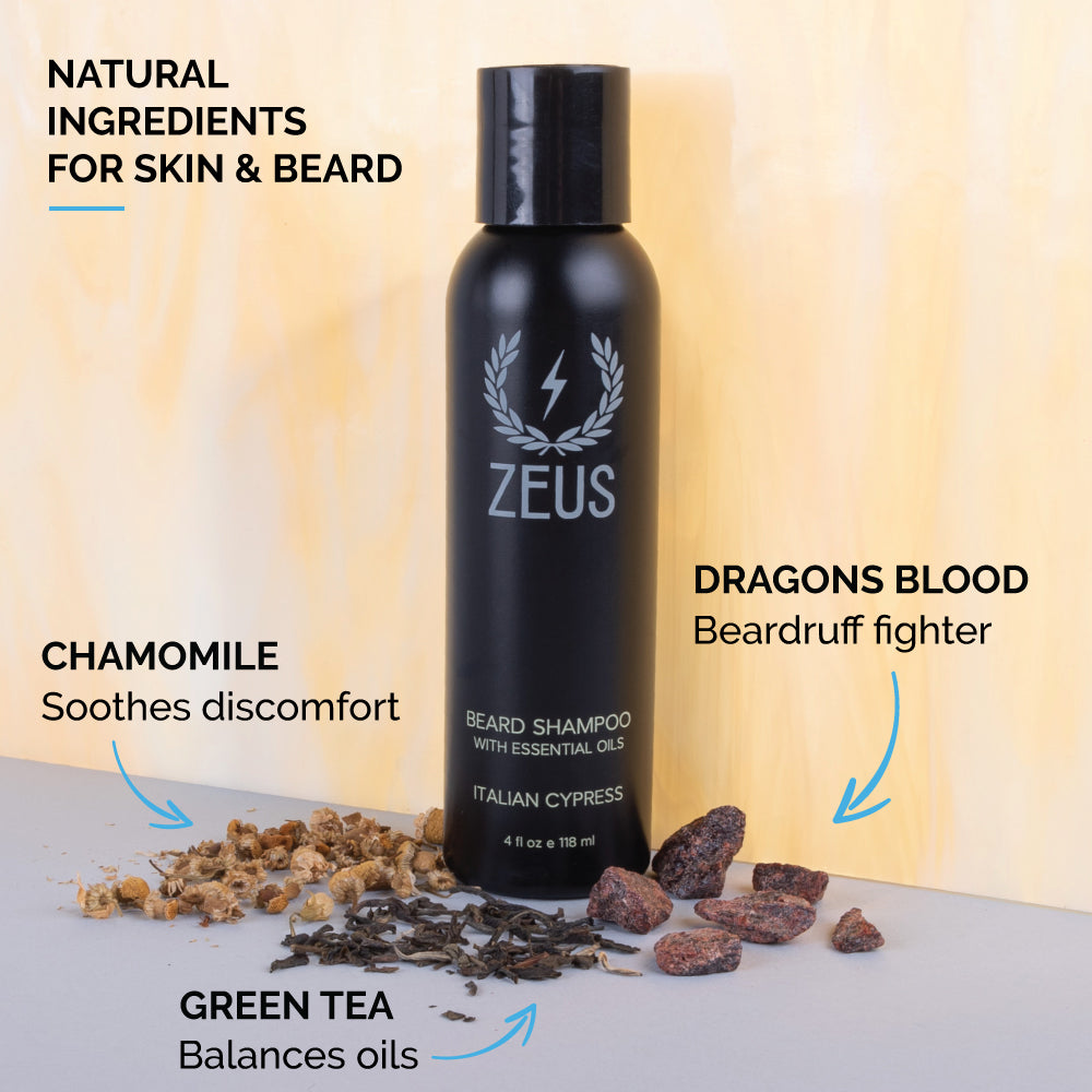 Zeus Beard Shampoo Italian Cypress Ingredients