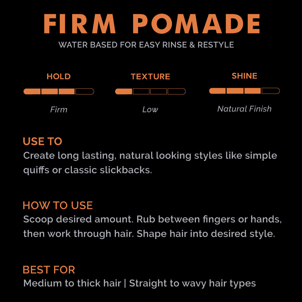 Zeus Firm Hold Pomade 4oz info