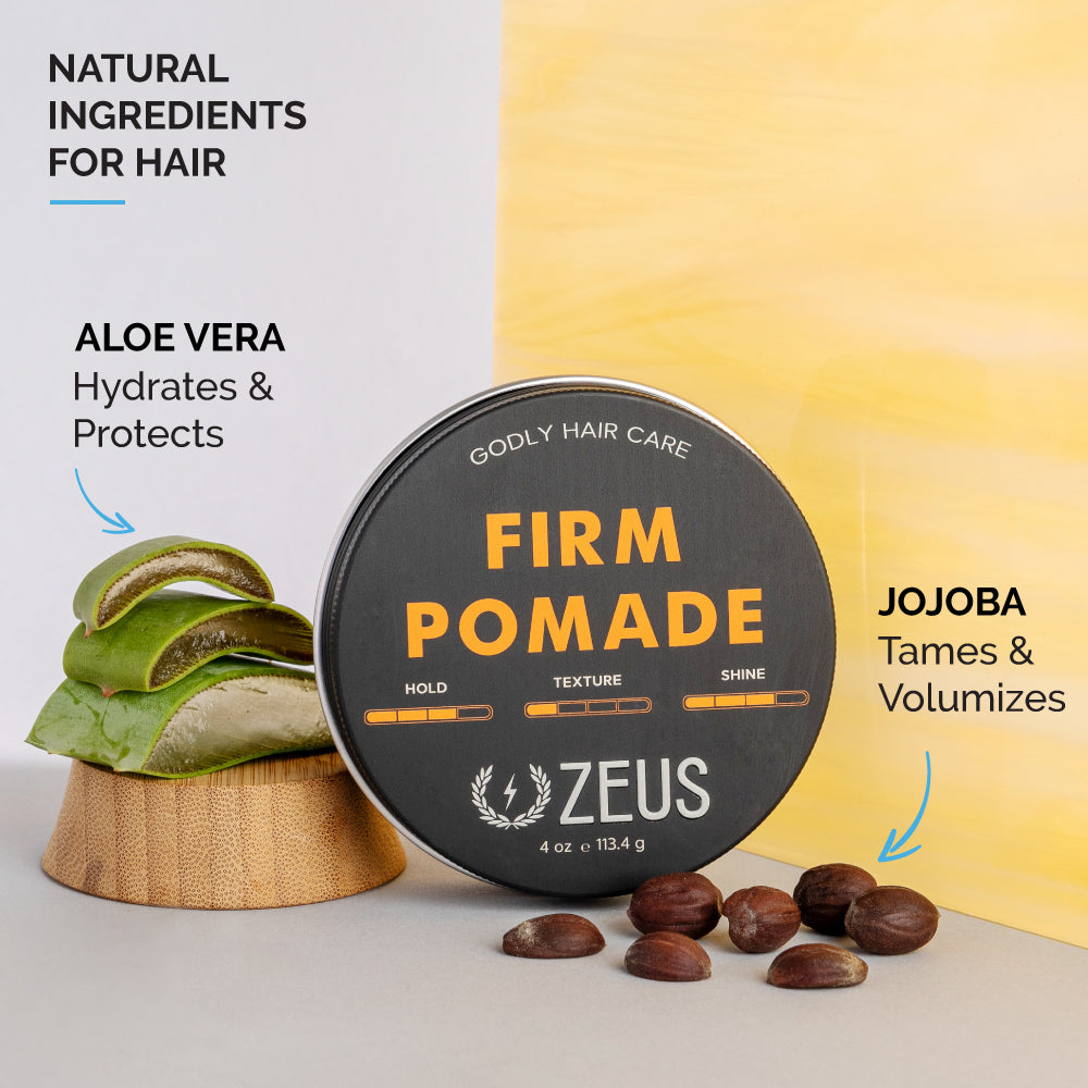 Zeus Firm Hold Pomade 4oz ingredients