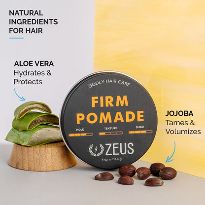 Zeus Firm Hold Pomade 4oz ingredients
