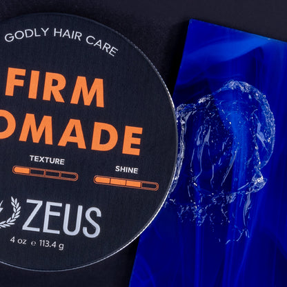 Zeus Firm Hold Pomade 4oz texture