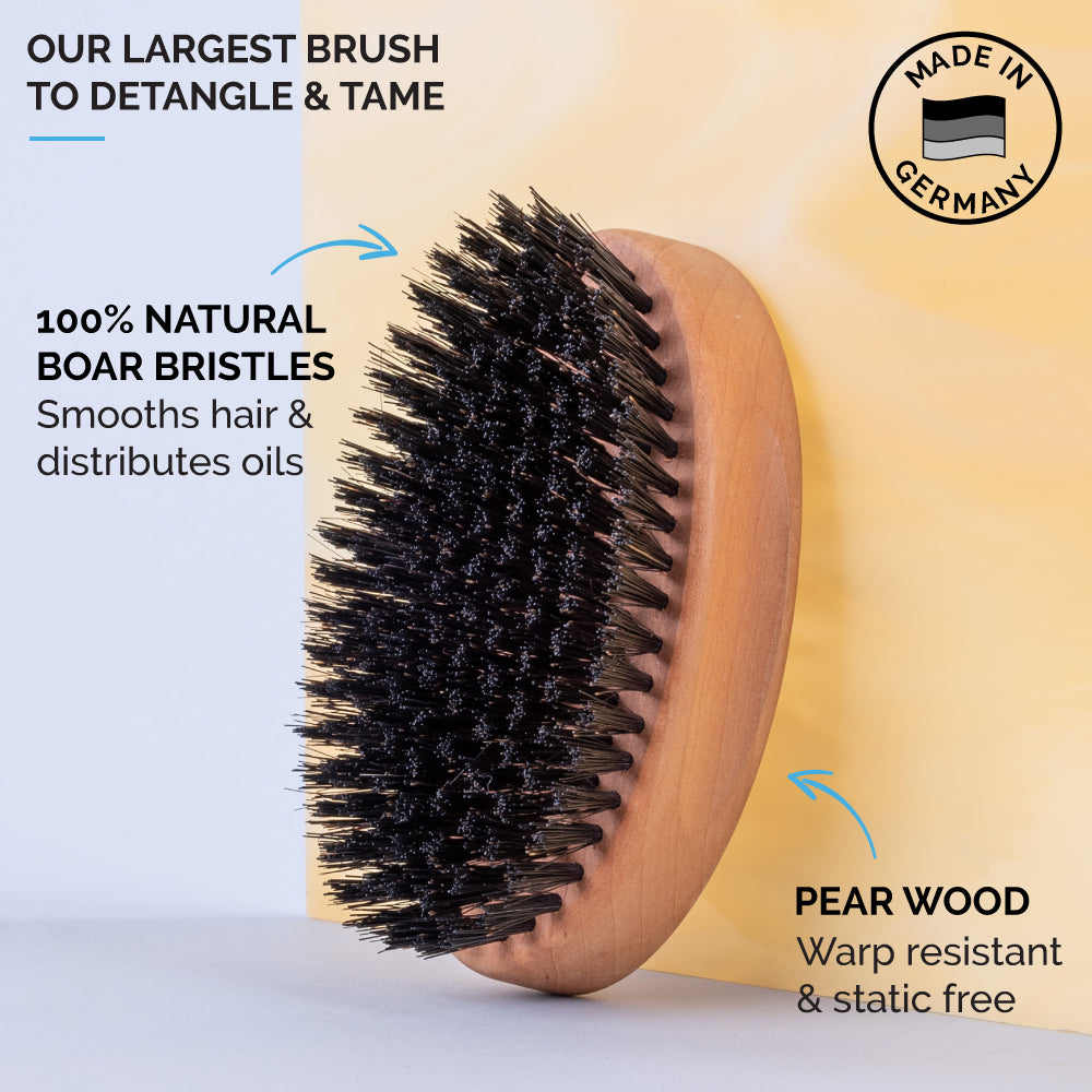 Zeus Military Beard Brush Features