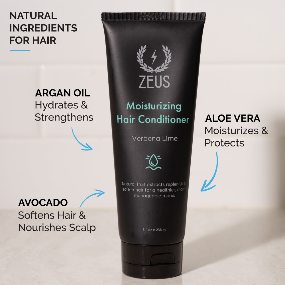 Zeus Moisturizing Hair Conditioner 8oz ingredients