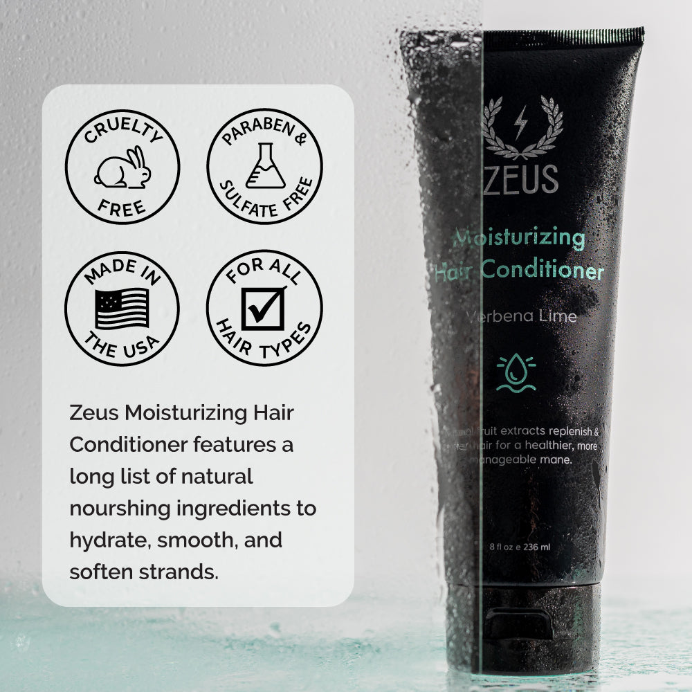 Zeus Moisturizing Hair Conditioner 8oz features