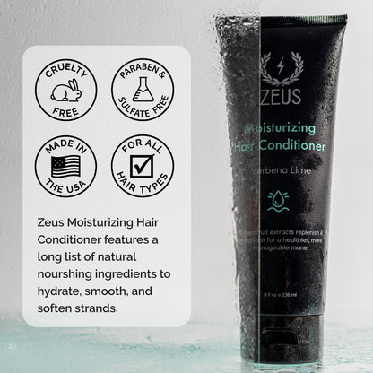 Zeus Moisturizing Hair Conditioner 8oz features