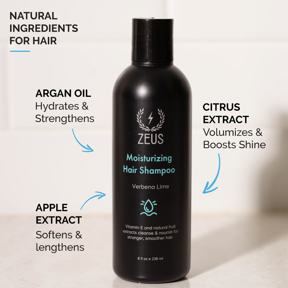 Zeus Moisturizing Hair Shampoo 8oz ingredients