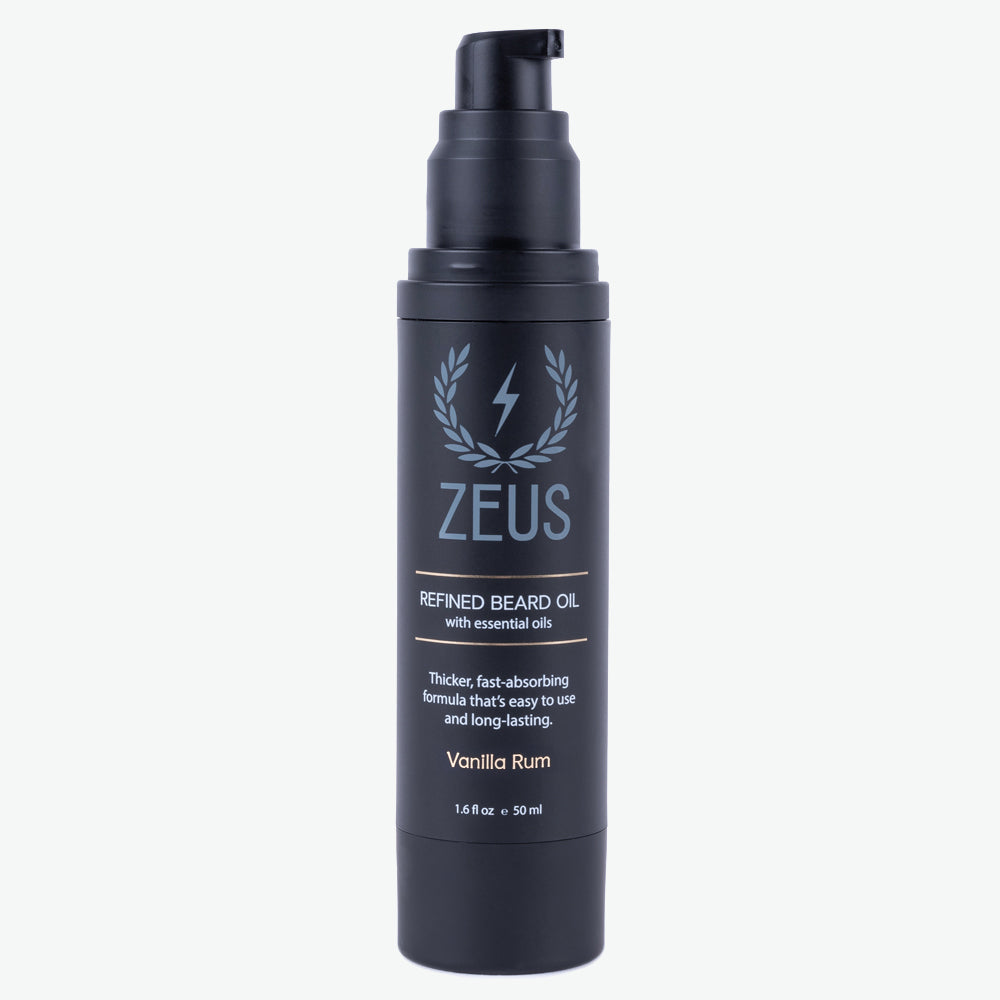 Zeus Refined Beard Oil Vanilla Rum