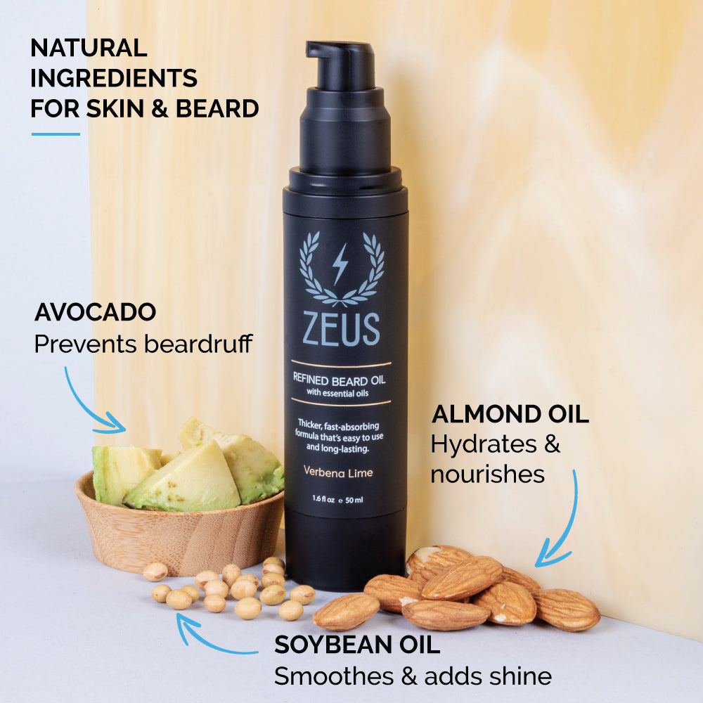Zeus Refined Beard Oil Ingredients