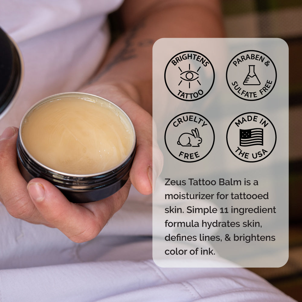 Zeus Tattoo Balm 2oz usa made