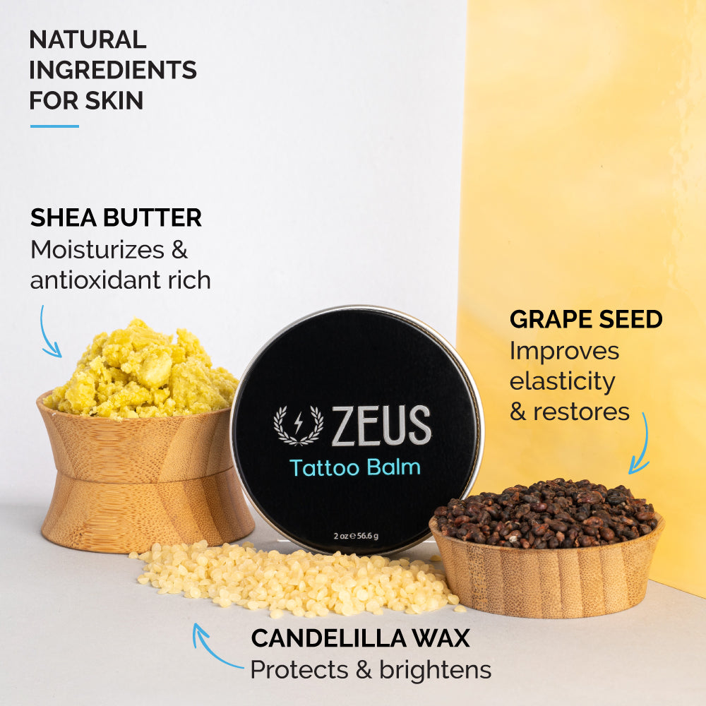 Zeus Tattoo Balm 2oz ingredients