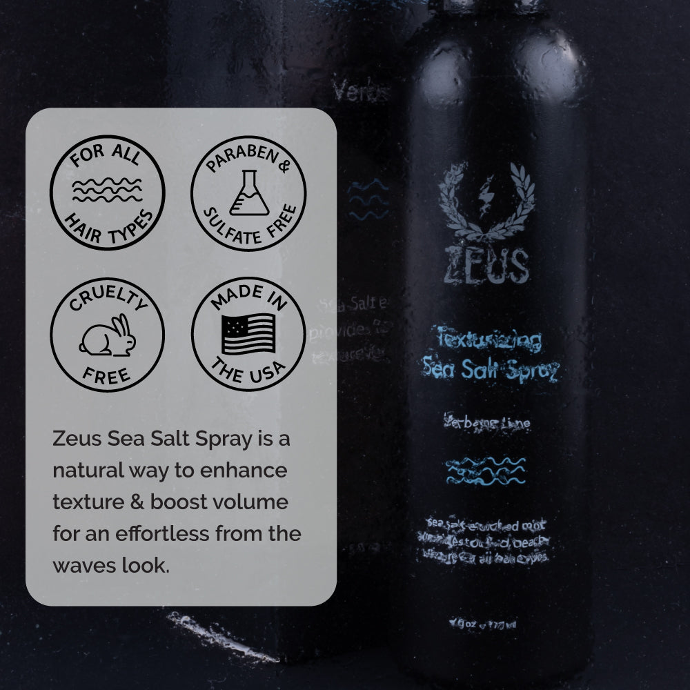 Zeus Texturizing Sea Salt Spray 6oz details