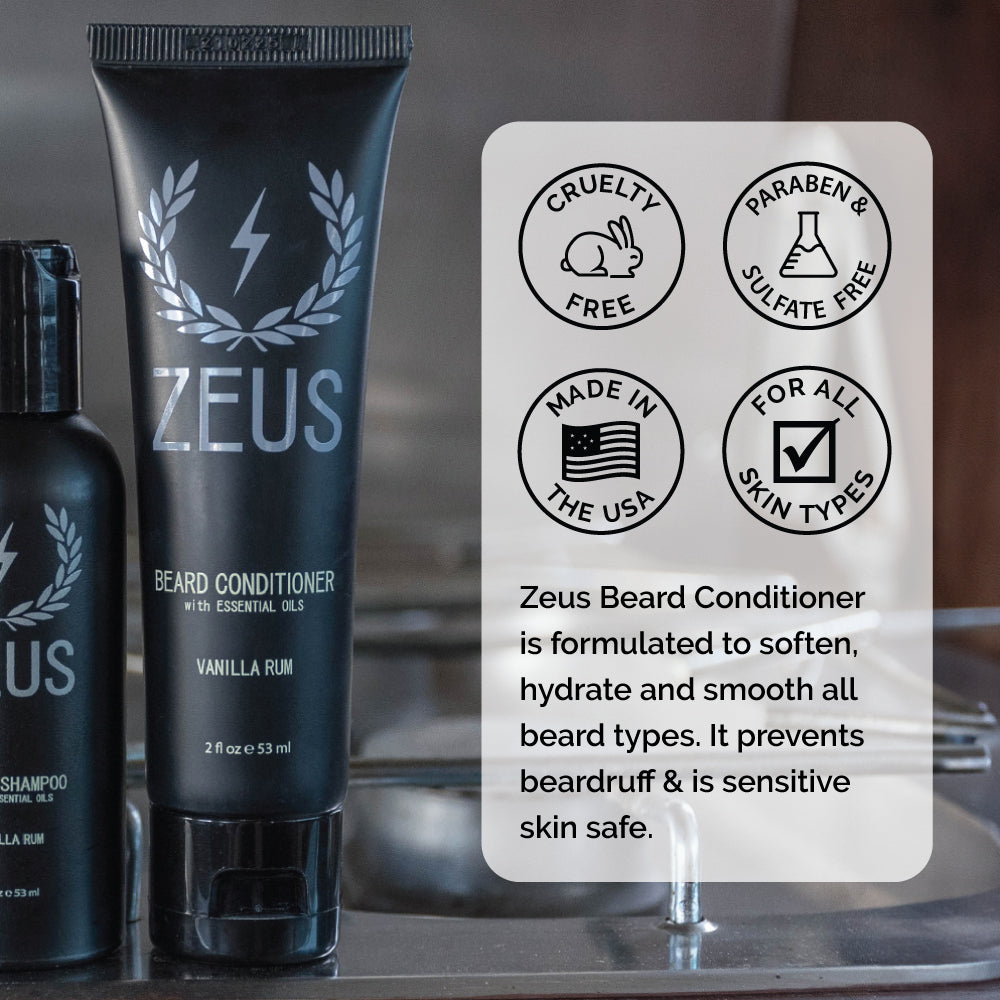 Zeus Beard Travel Conditioner is made in USA