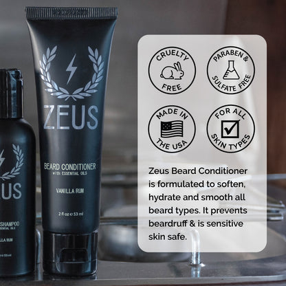 Zeus Beard Travel Conditioner is made in USA