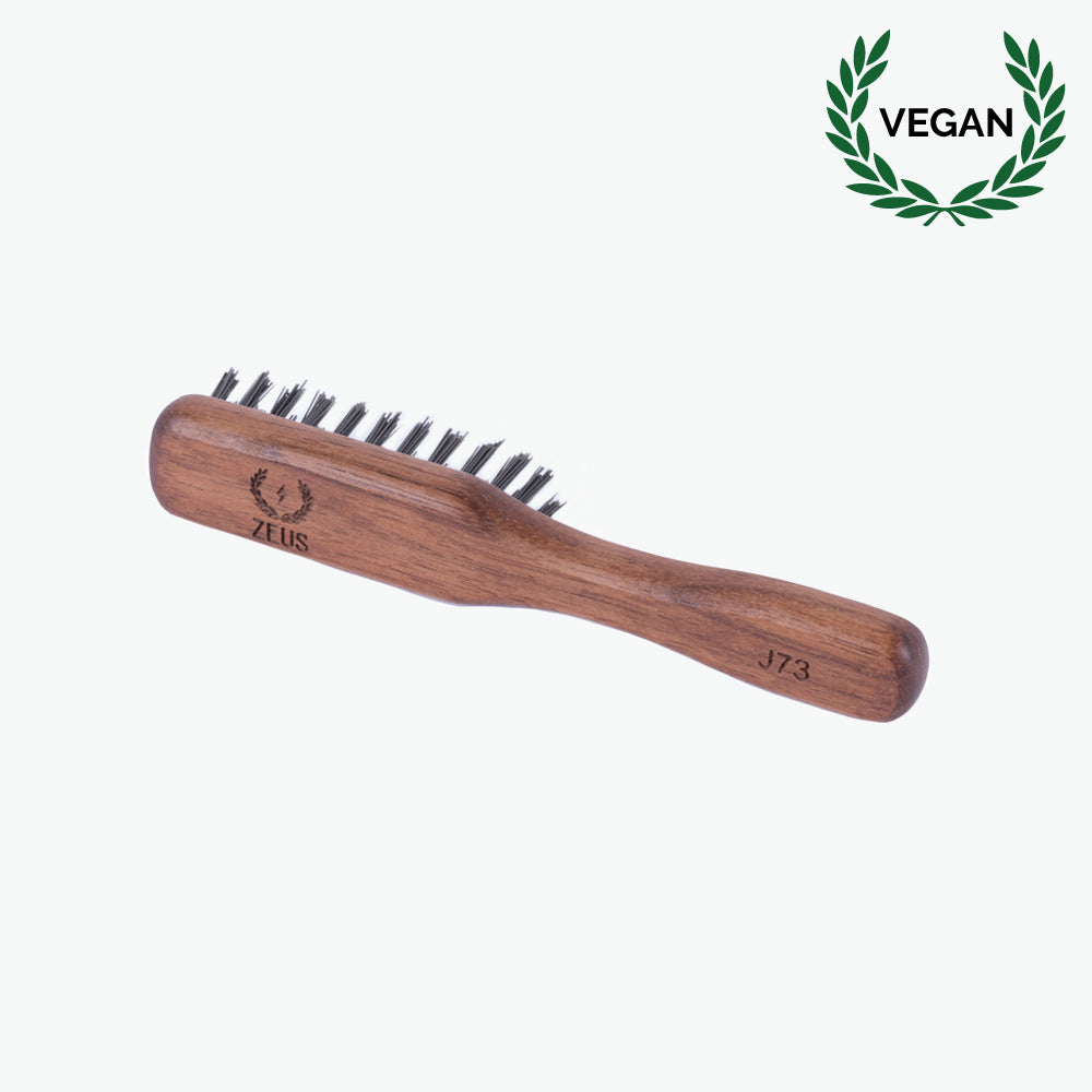 Zeus vegan handle beard brush