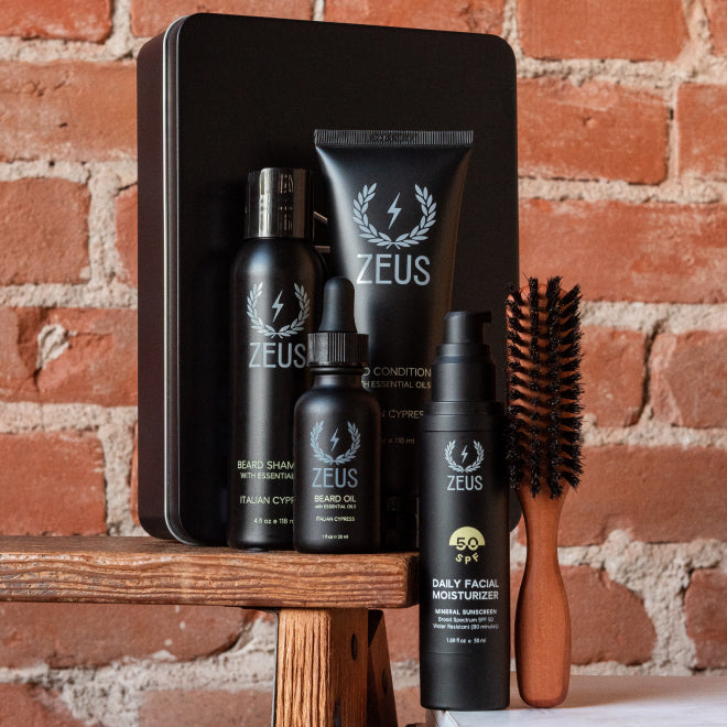 Father's Day Skin & Beard Care Gift Set – Zeus