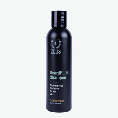 Zeus BeardPLUS Shampoo, 6 fl oz, sandalwood