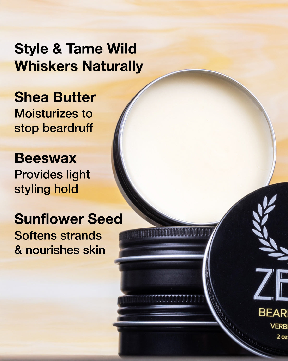 ZEUS Beard Balm Leave‑In Conditioner for Men