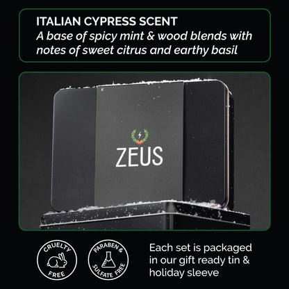 Zeus Exclusive Holiday Beard & Mustache Care Gift Set