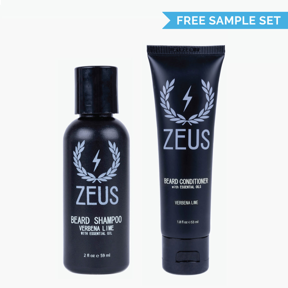 Zeus Beard Shampoo and Conditioner Sample Set