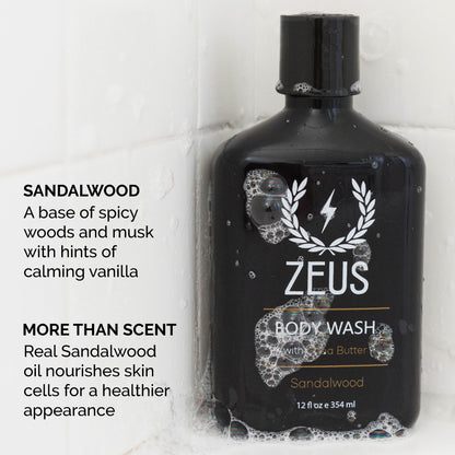 zeus body wash scent