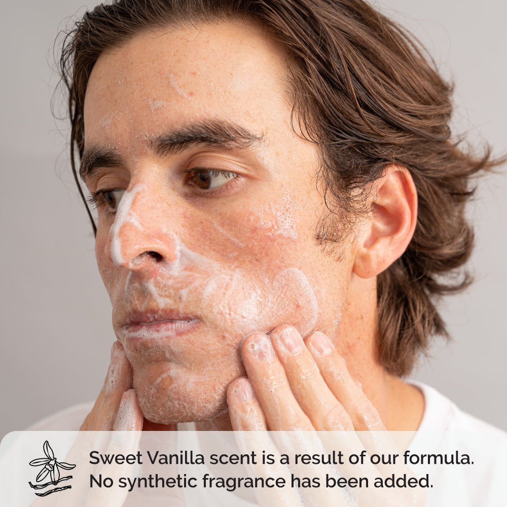 zeus charcoal daily face wash scent
