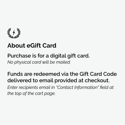 Zeus E-Gift Card