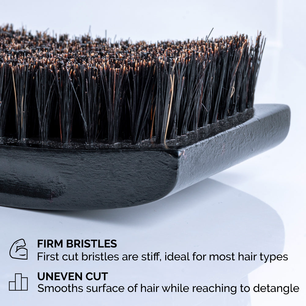 zeus palm hair brush beech wood boar bristle bp92 bristles