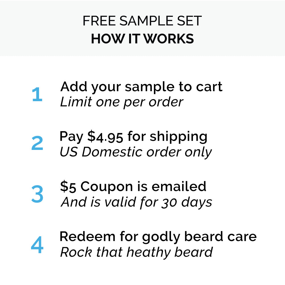 Zeus Beard Shampoo and Conditioner Sample Set