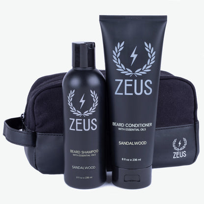 Zeus Beard Shampoo and Conditioner Set (8 fl oz)