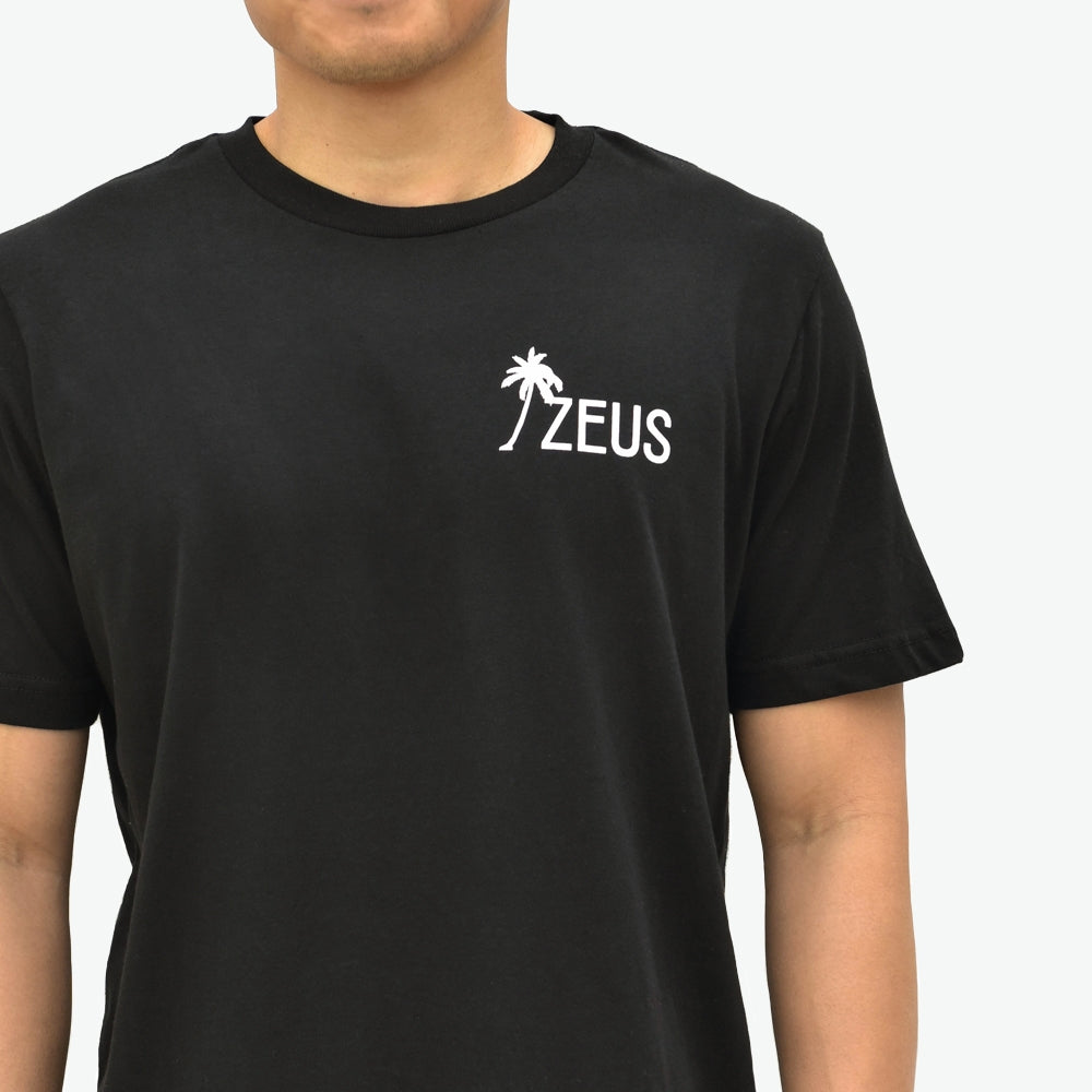 Zeus 100% Cotton, Palm Graphic Tee front