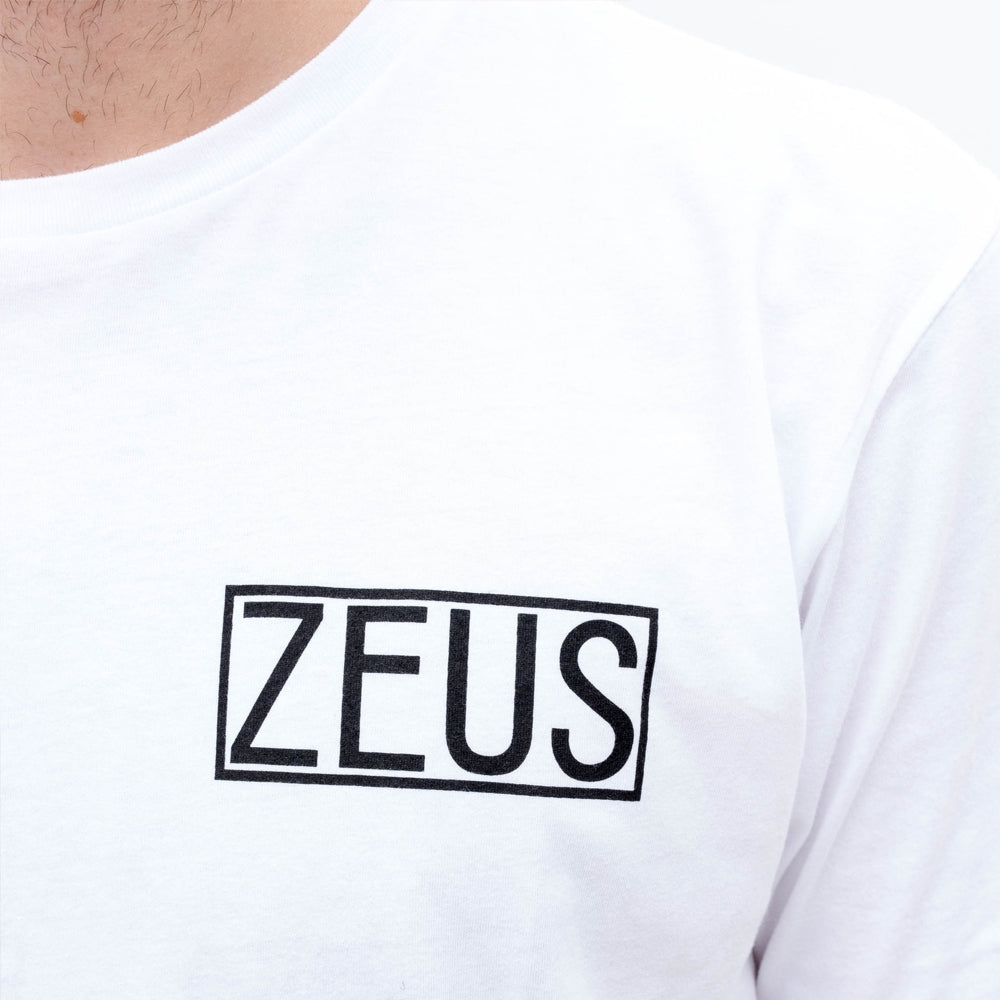 Zeus 100% Cotton, Bolt Graphic Tee front logo