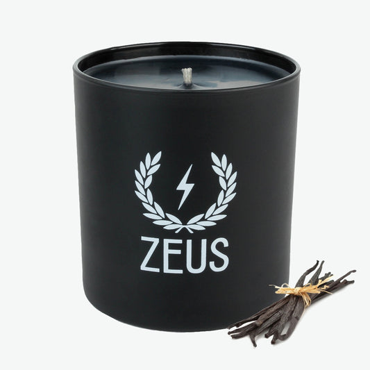 Zeus Scented Soy Blend Candle - Vanilla Rum