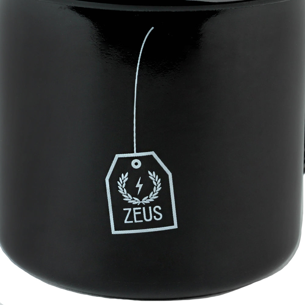 Zeus Enamel Mug- Limited Edition Collectors No.1, tea bag design