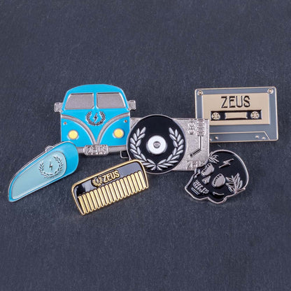 Zeus Limited Edition Enamel Pins