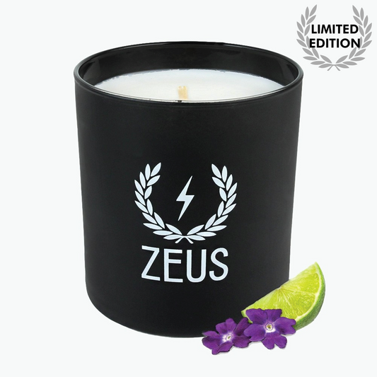 limited edition zeus candle verbena lime