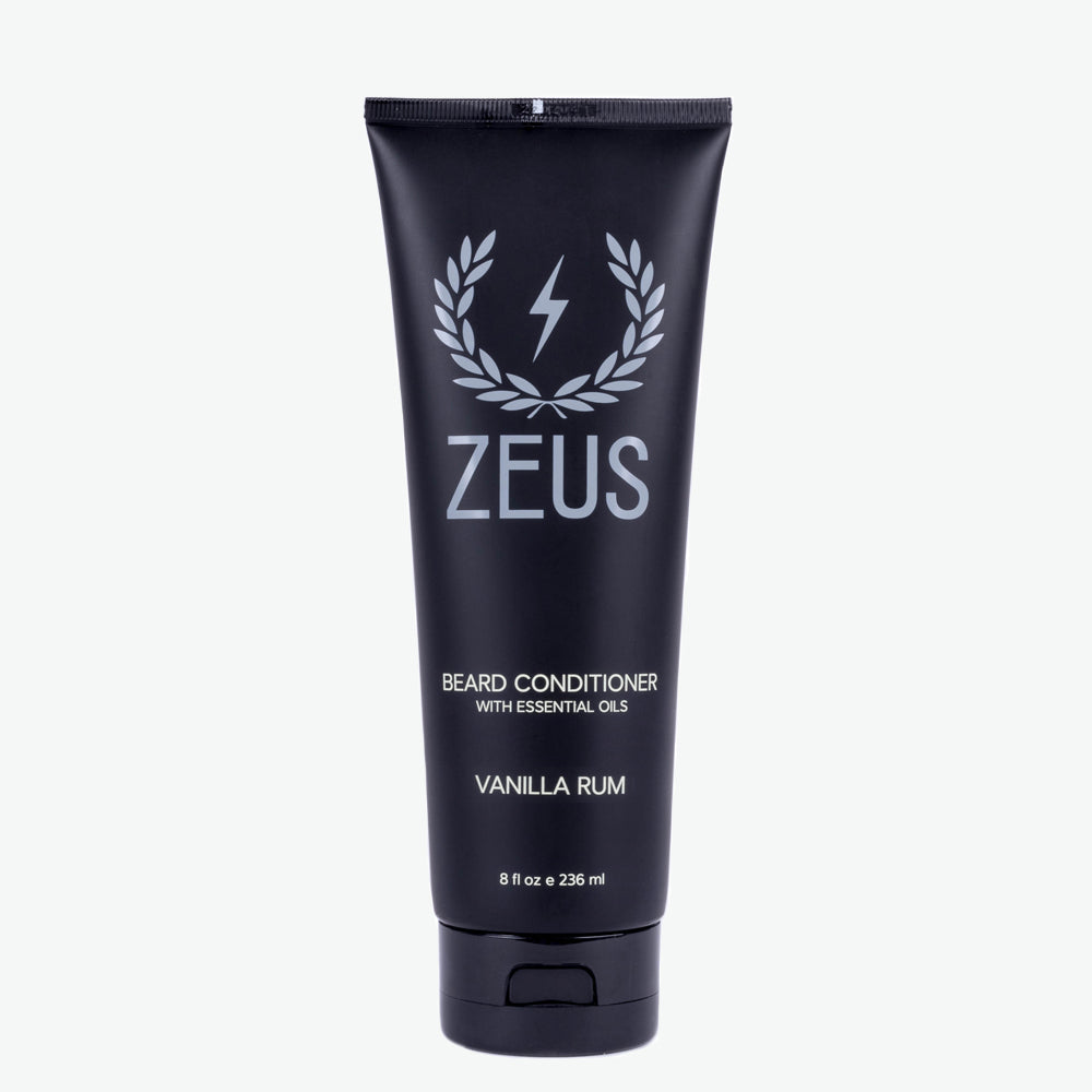 Zeus Beard Conditioner and Softener, 8 fl oz, vanilla rum