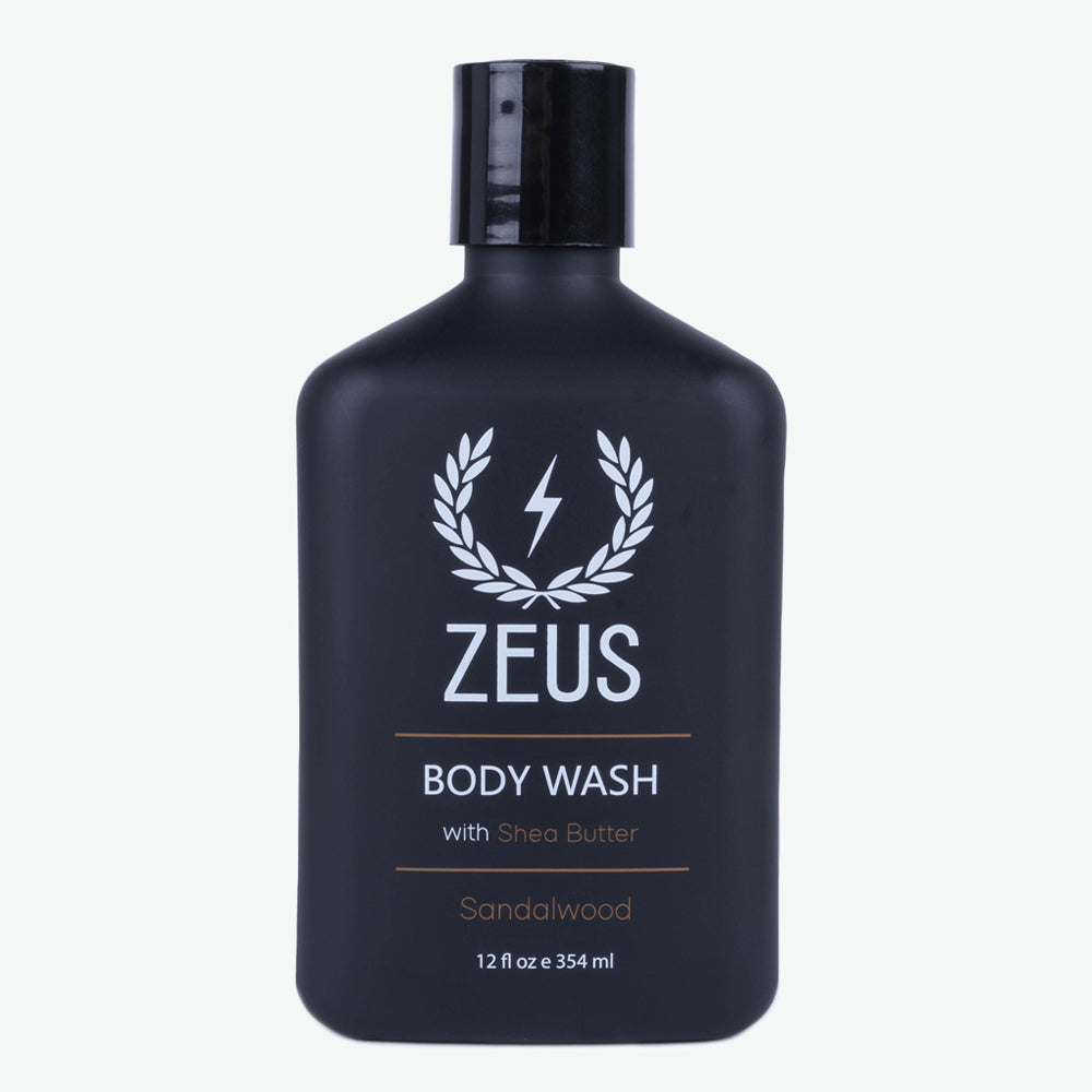 Zeus Body Wash, 12 fl oz, Sandalwood