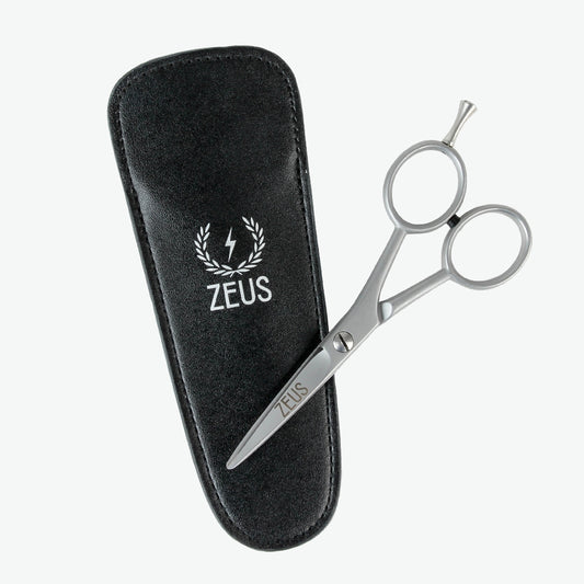 Zeus Handmade German Stainless Steel Scissors in Leather Pouch by Becker