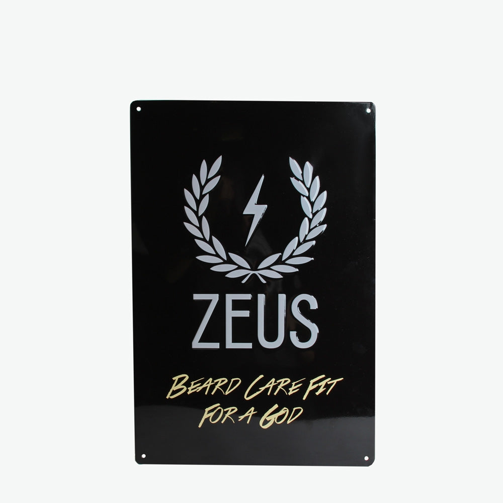 Zeus Metal Sign