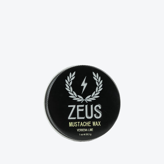 Zeus Mustache Wax, Verbena Lime, 1 oz